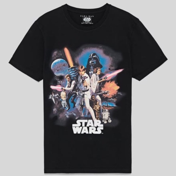 star wars t shirt zara 